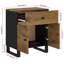 Launcest 50cm W Metal Bedside Table