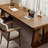 Nut-brown Rectangular Solid Wood desks-627602163