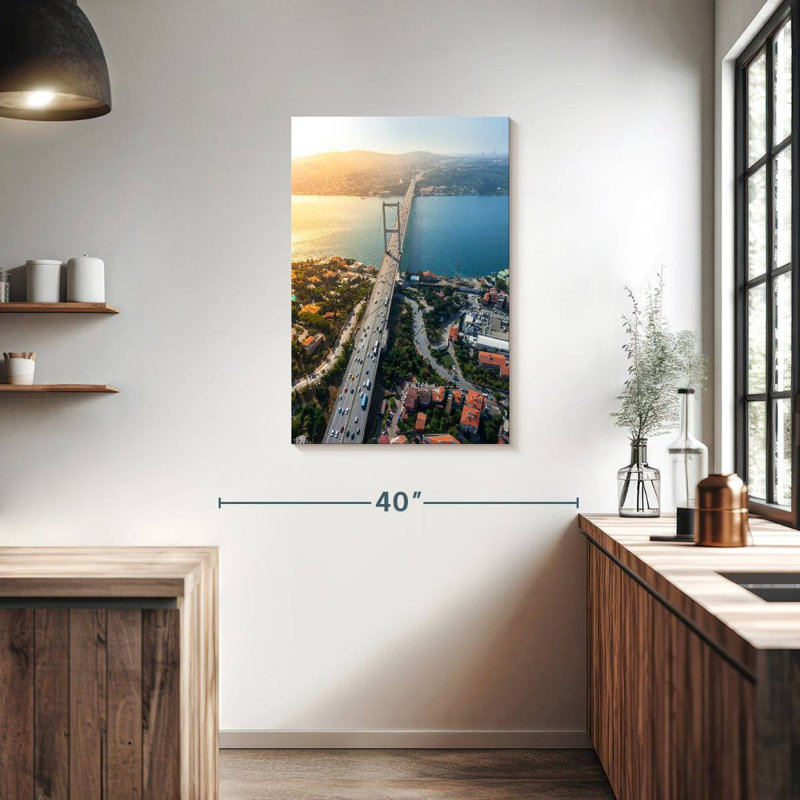 Nicci Istanbul Bosphorus Bridge, 36" H x 24" W
