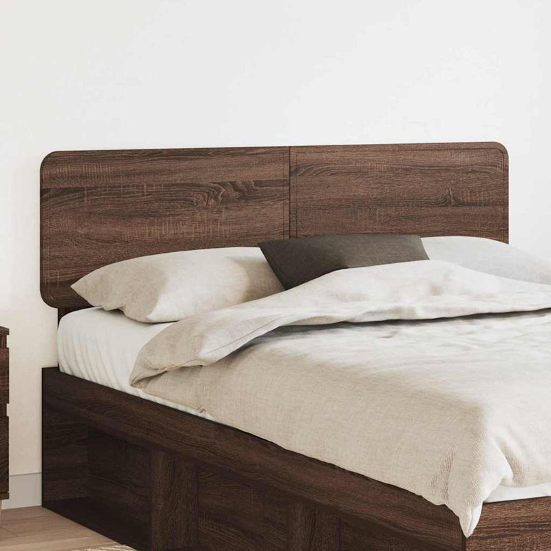 Headboard, EU Double - 140 x 200 cm, Brown Oak