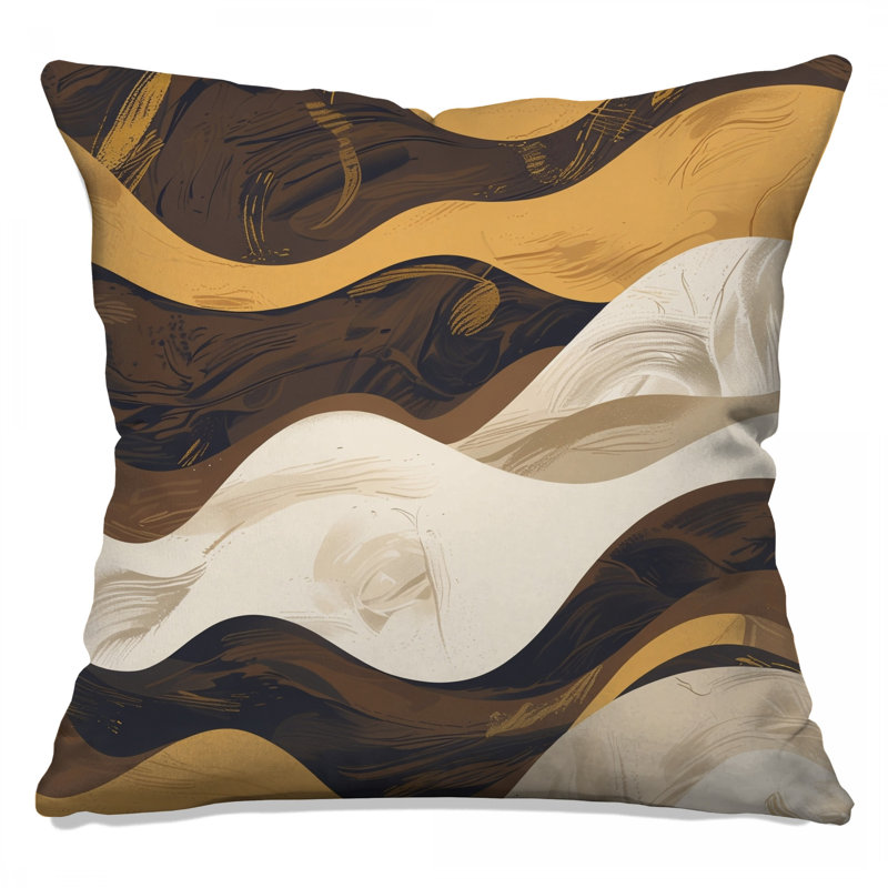 Coussins Wavy Earthy, 20 po x 20 po