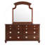 Commode avec boutons décoratifs