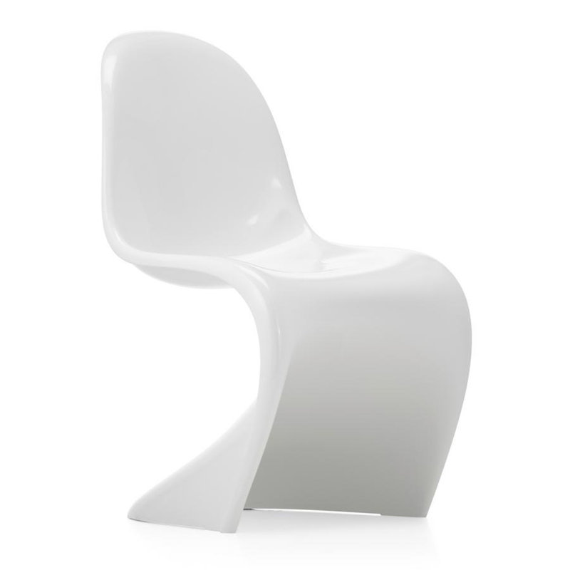 Modholic Wave Chair, White Matte (Set Of 2), White