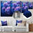 Hydrangea In Space - Hydrangea Large Metal Wall Art-1716008199