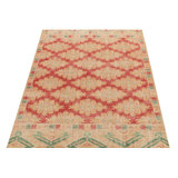 Distressed Homage Wool Geometric Area Rug