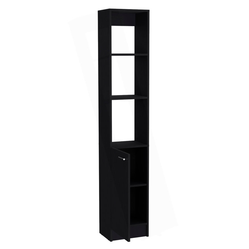 Armoire à linge Marion, salle de bain, Noir
