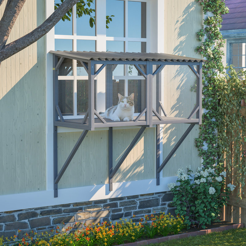 Cat Catio, boîte de fenêtre pour chats d'intérieur