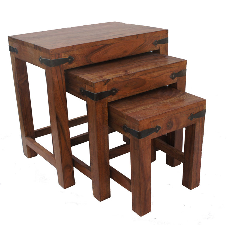 Yuma Solid Wood Nesting Tables