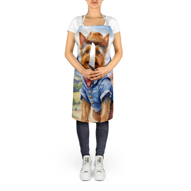 Tablier de bienvenue australien Terrier Cowboy