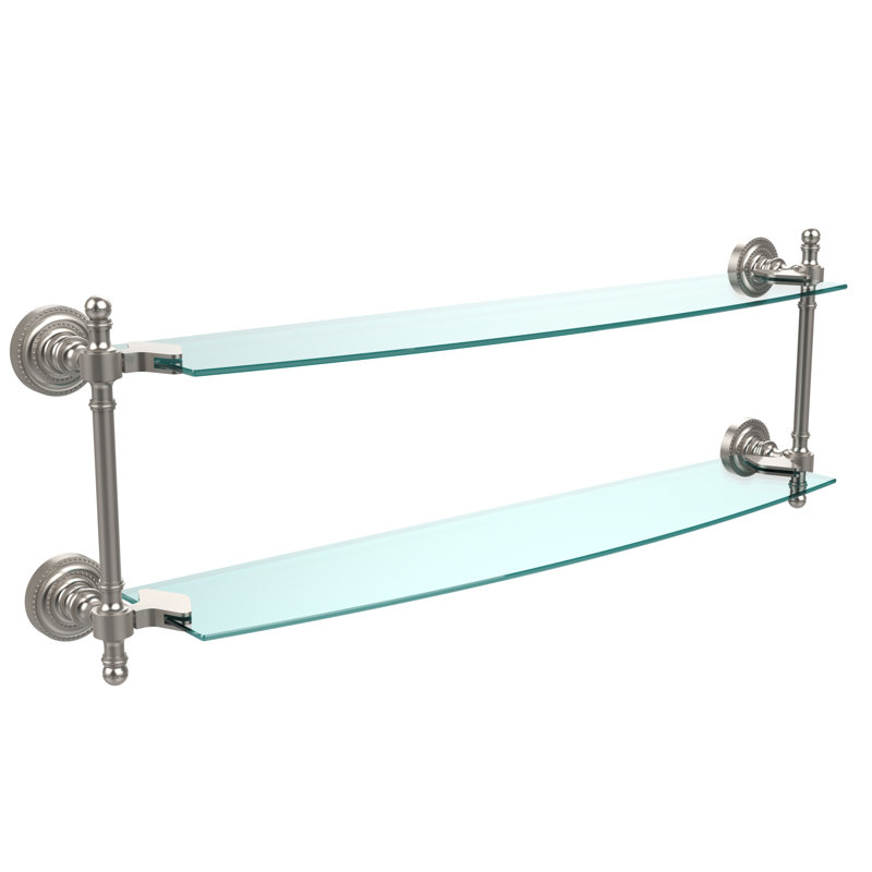 Tablette murale Godinez, 22 po, Nickel satiné