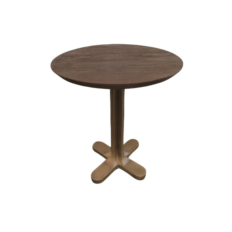 Revelin Round Solid Wood Dining Table, 30" H x 30" W x 30" D