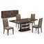 Extendable Solid Wood Dining Set-322391980