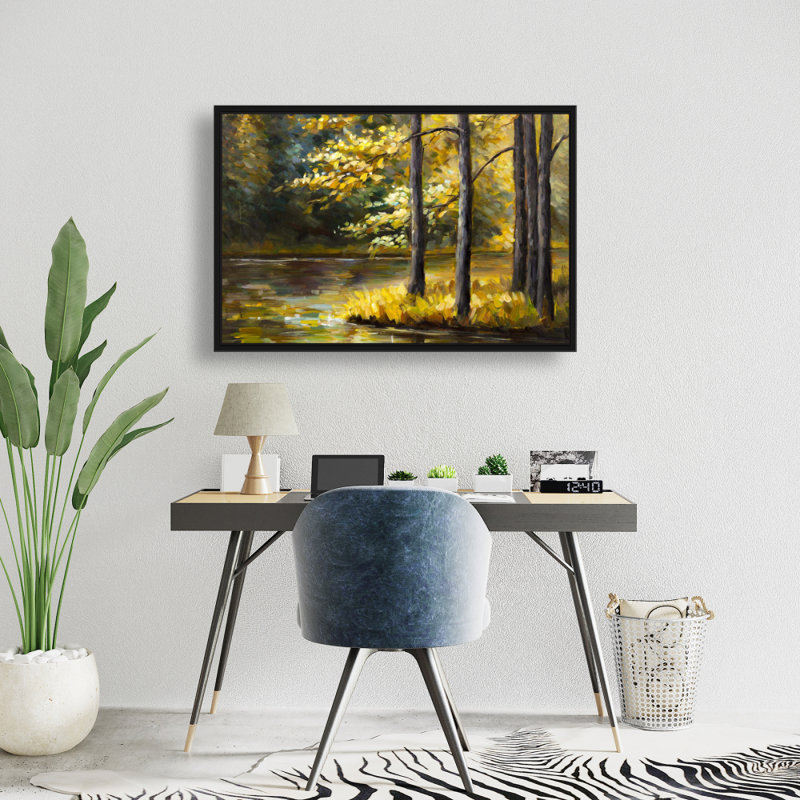 " Fall Landscape By The Water "
