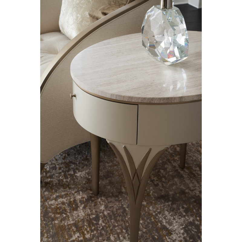 Valentina Stone End Table