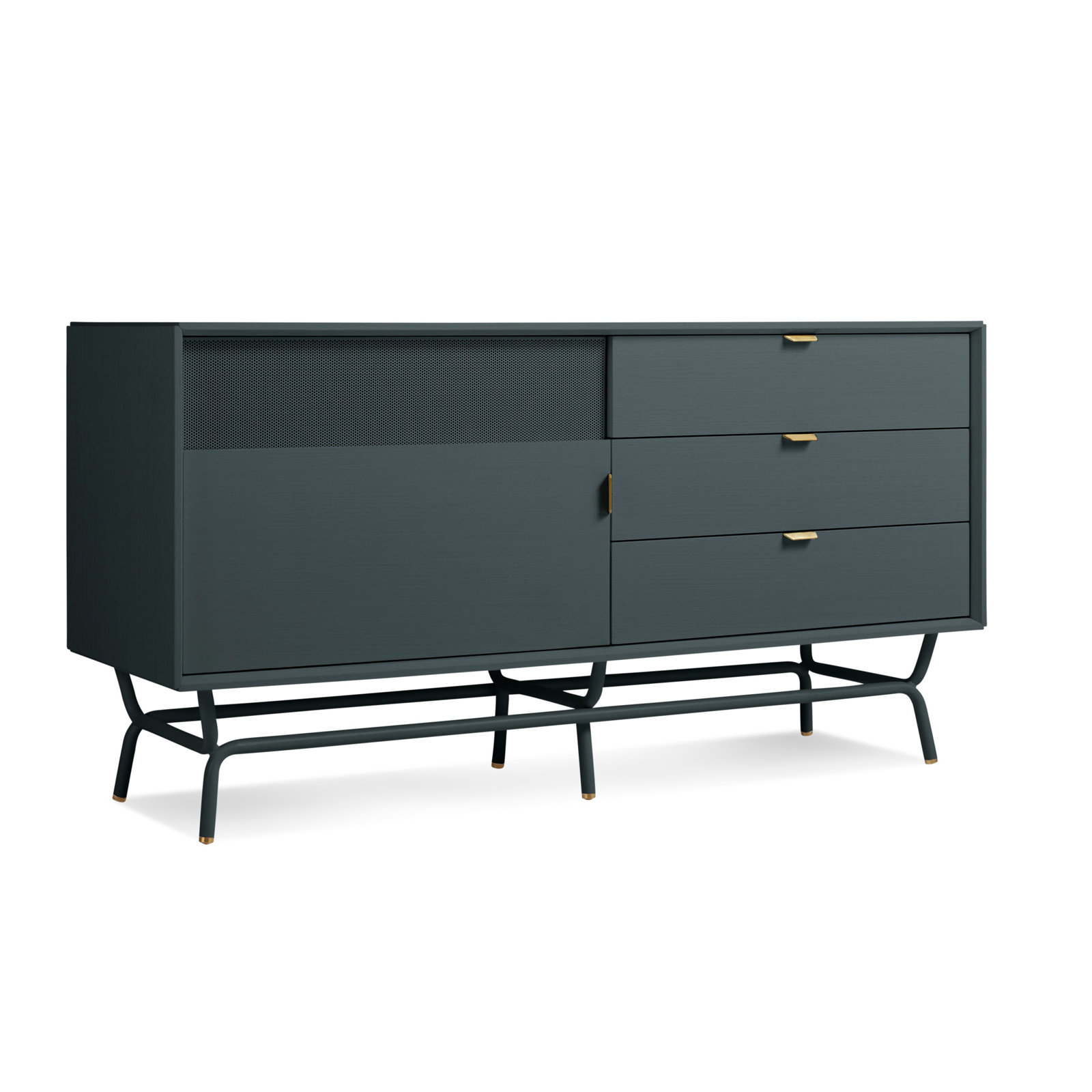 Dang 56'' Media Console, Navy Green