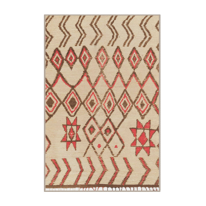 Tapis abstrait moderne 1797, Rectangle de 5 pi x 8 pi
