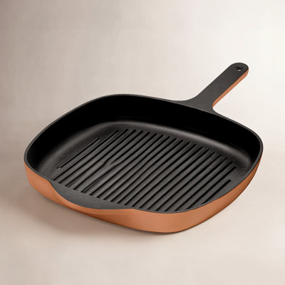 10.5" Enameled Cast Iron Grill Pan