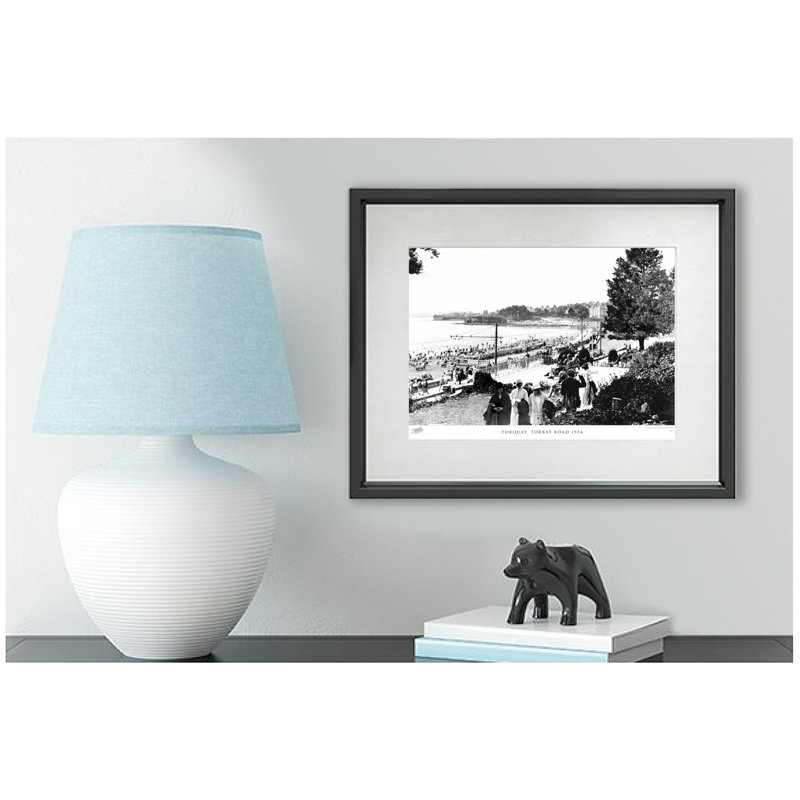 Torquay, Torbay Road 1924 by Francis Frith - Single Picture Frame Print, 40cm H x 50cm W x 2.3cm D