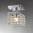 Dejong Crystal Semi Flush Mount