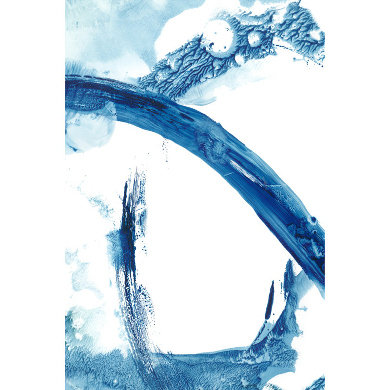 Aqua Ring I by Ethan Harper - Wrapped Canvas Painting, 46cm H x 30cm W x 3.8cm D
