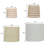 Silas Modern Minimalist Handmade Concrete Fluted Sculptural Cylinder Vase Set with Drainage Holes (Set of 4)-1217594955