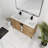 48" Freestanding Bathroom Vanity With Double Sink, Soft Closing Door Hinge (KD-Package)
