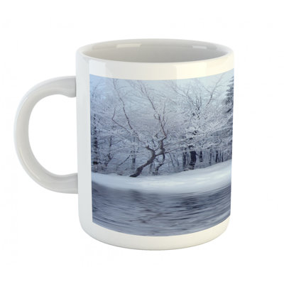 Grande tasse à café congelée lake