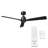 52" Smart Home Compatible 3 Blade Smart Ceiling Fan with Remote-48461463-48461461