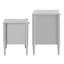  Ensemble de table de bout avec tiroirs Oxford gris-371433914