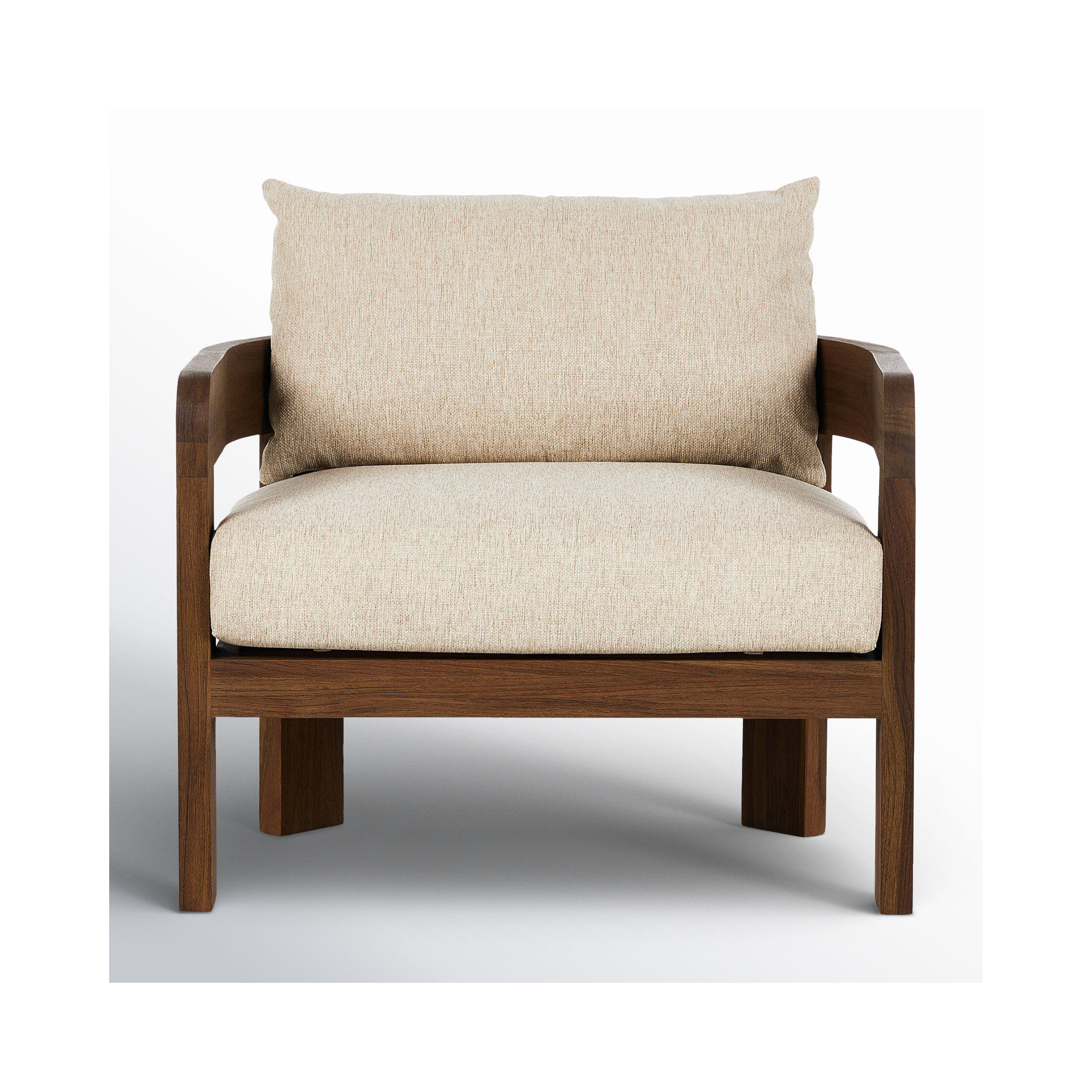 Outdoor Lounge Chair, Beige