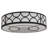 Retro Acrylic Flush Mount