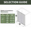 Porte de douche pivotante demi-cadre l 50 à 54 po x H 71 po avec verre trempé 1/4 po-109000349