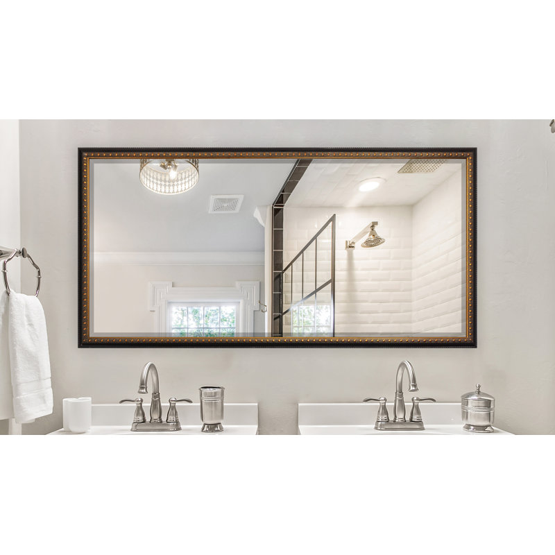 Rozella Wood Flat Wall Mirror