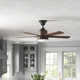 Calhan 52'' 5 Blade Ceiling Fan with LED Light Kit