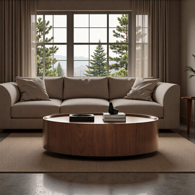 Table basse ronde Retro