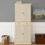 Armoire d'appoint 72 po moderne en rotin 72 po - 4 portes avec tablettes réglables-1864965876