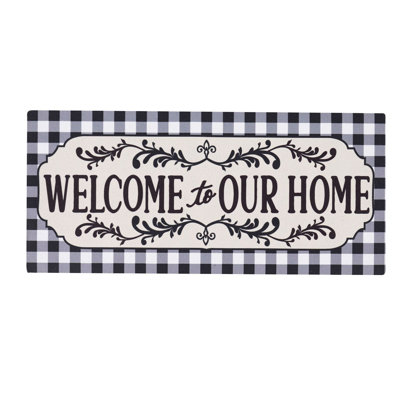 Tapis d'intérieur / extérieur antidérapant 22 po x 10 po Classic Home Sassafras