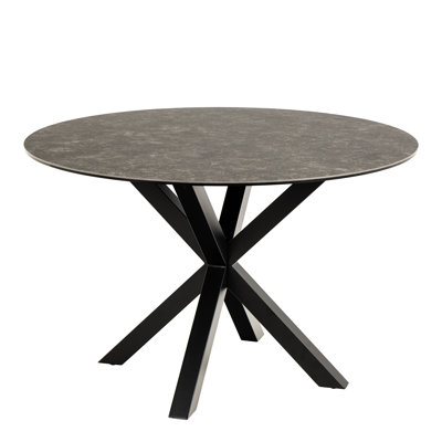 Harrisonburg Round Metal Base Dining Table