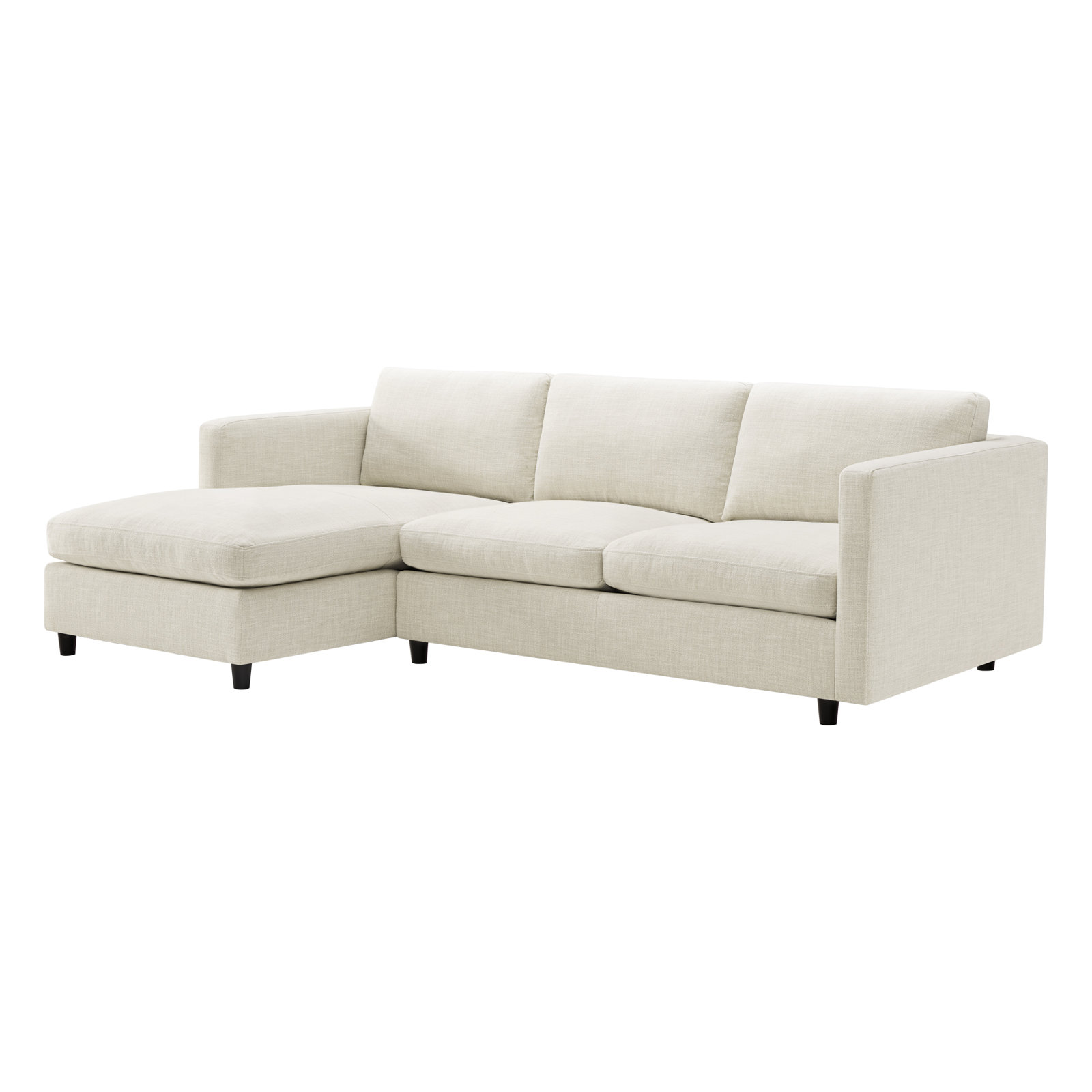 Fleetwood Upholstered L-Sectional, Linen