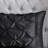 7 Piece Tufted Comforter Set Black