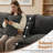 Upholstered Accent Chair + Storage Ottoman Set – 2-Piece with Hidden Compartments-1351660225