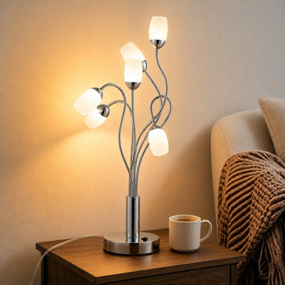 6 - Light 22.05" Novelty LED Table Lamp