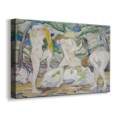 «Bathing Girls» (Badende Mädchen) -Franz Marc-Gallery, toile tendue - 1910