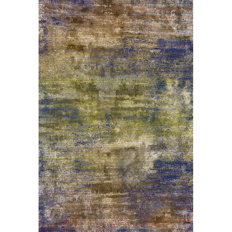 Tapis d'entrée élégant, 2,6 x 9,8 pieds | 100% polyester, 650 g / m², hauteur du velours: 0,3 pouce | Pois antibactérien antidérapant en PVC | Lavable à la machine, impression numérique 3D, idéale pour les espaces de vie modernes