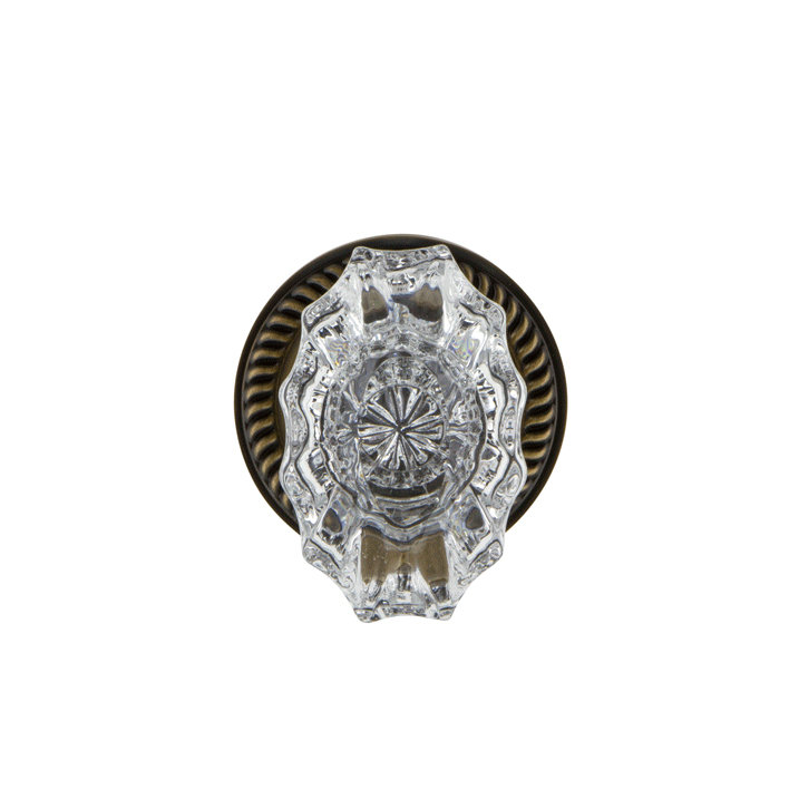 Figurine simple Grandette Newport Rosette, Laiton rétro