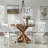 Naquanda 4 - Person Pedestal Dining Set-92729574