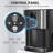 44 Lb. Daily Production Clear Nugget Ice Cubes Portable Ice Maker