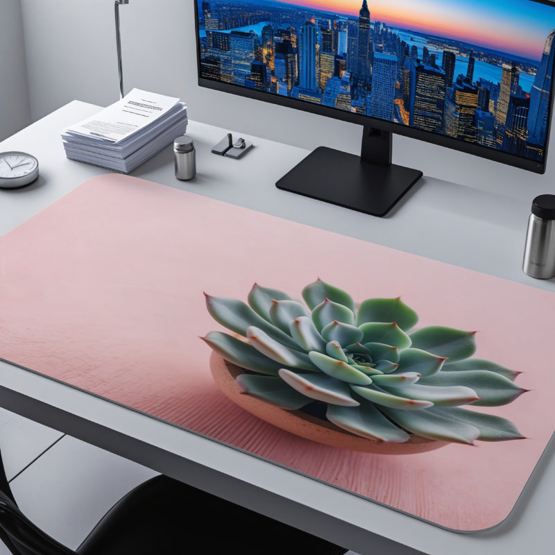 Polyester Desk Pad, 23.6x13.8
