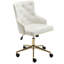 Chaise de travail ergonomique en similicuir