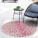 Pink Gray Samburu Indoor/Outdoor Safari Rug